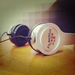 White Headphones My Party