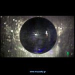 Black Disco Ball 50cm + Led Par